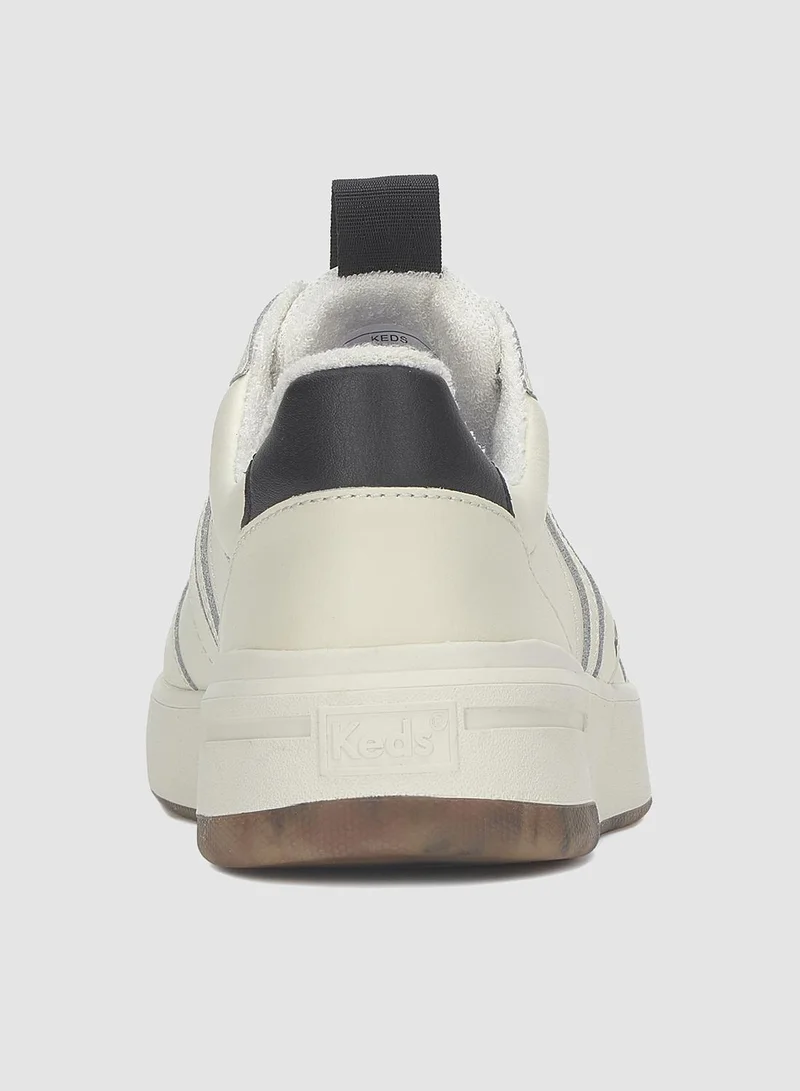 كيدز ك سنيكرز نسائي جلد كورت  برباط بيج